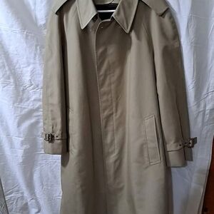 London Fog Men's Overcoat Size 42R -42 Long- Removable Liner-VINTAGE-NEW